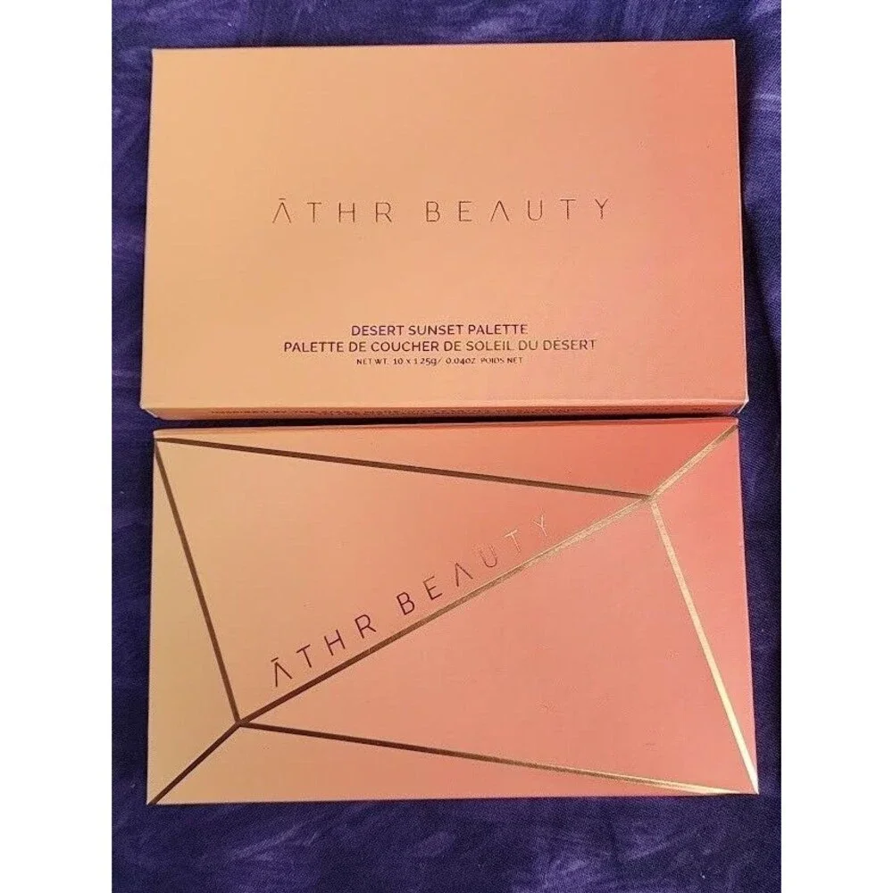 ATHR BEAUTY Desert Sunset Palette 10 Pan Color Eyeshadow Pressed Powder Shades